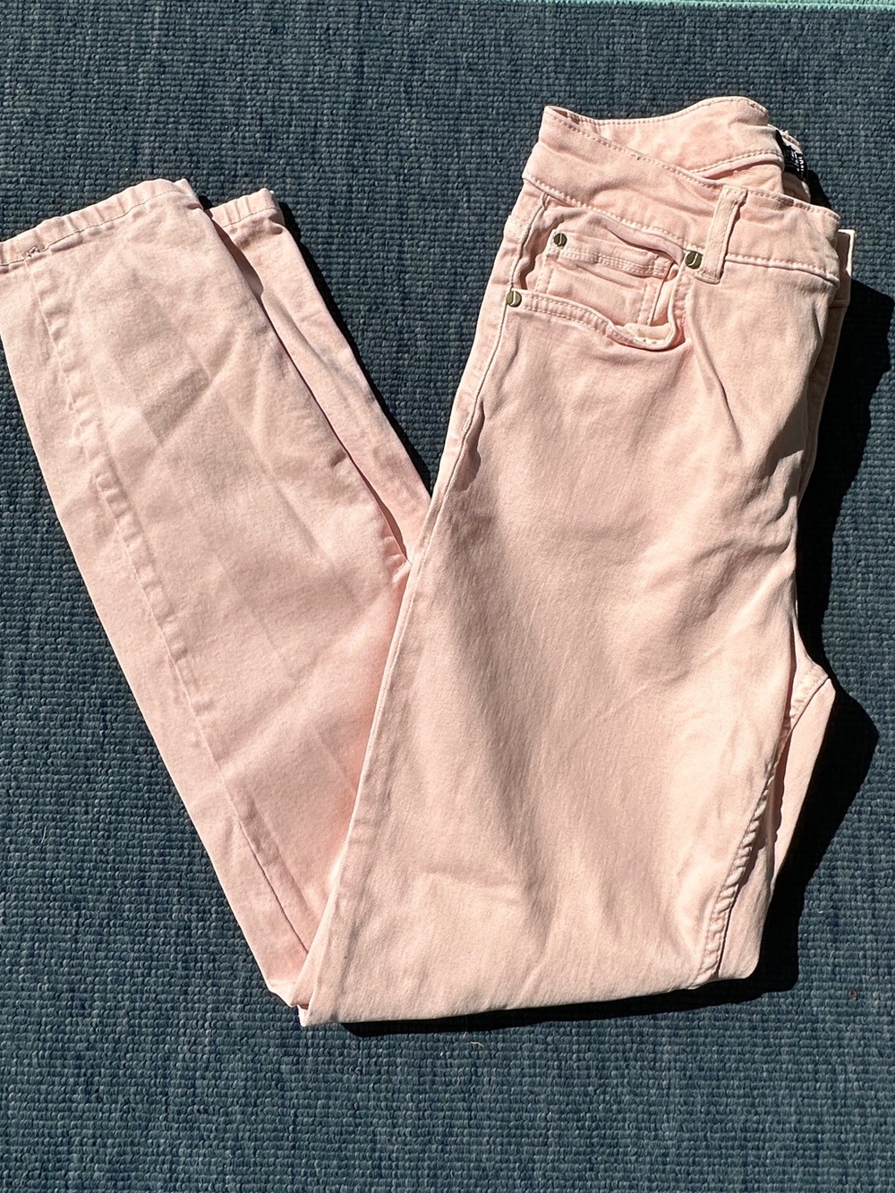 Jones New York Pale Pink Skinny stretch Jeans size 8